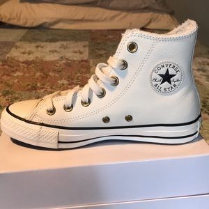 Leather converse